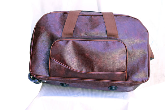 Elegance in Motion Leather Duffle Bag